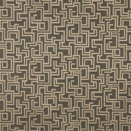 Designer Fabrics Designer Fabrics F639 54 in. Wide Black; Geometric Outdoor; Indoor; Marine Scotchgarded Fabric F639